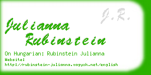 julianna rubinstein business card